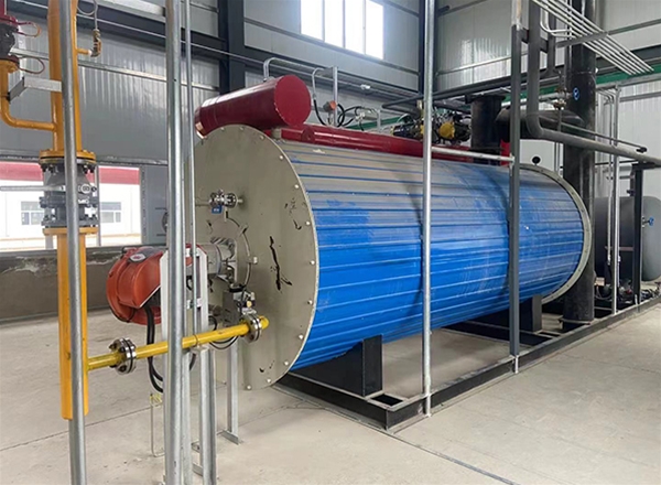 120萬大卡燃?xì)忮仩t在客戶現(xiàn)場運(yùn)行中